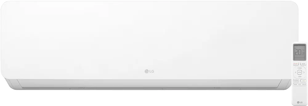 تكييف هواء سبليت إل جي هيرو 1.5 حصان، بارد وساخن، شاشة ديجيتال، أبيض، S4-H12RZAAA