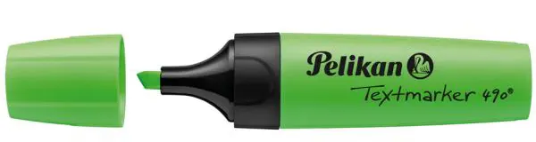 قلم هايلايتر بليكان فسفوري، أخضر، سن مشطوف