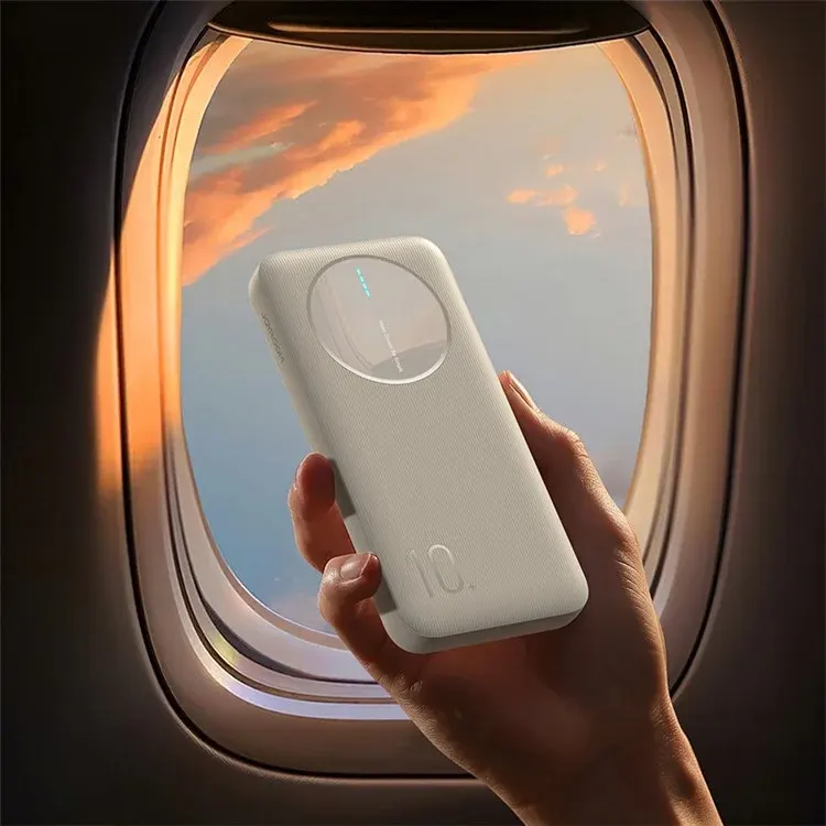 باور بانك جوي روم، 10000 مللي أمبير، 5 فولت، 22.5 وات، أبيض، JR-PBF12