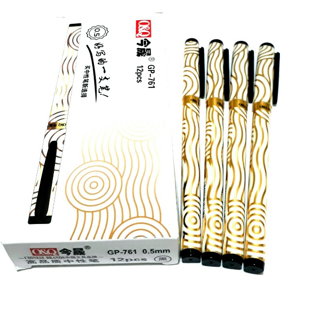 قلم حبر جاف أو آند كيو، 0.5 ملم، أزرق، GP.761