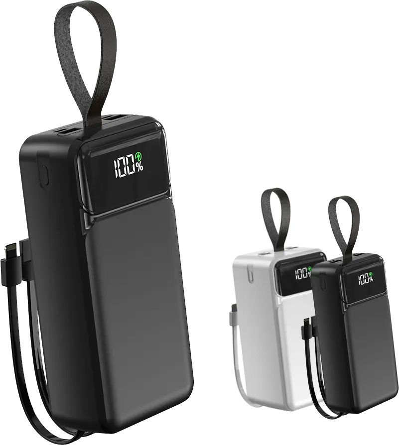 باور بانك اسبور 50000 مللي امبير، 22.5 واط، شحن سريع، شاشة رقمية، ألوان متعددة، A319