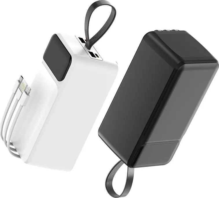 باور بانك اسبور 50000 مللي امبير، 22.5 واط، شحن سريع، شاشة رقمية، ألوان متعددة، A319