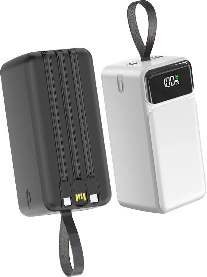 باور بانك اسبور 50000 مللي امبير، 22.5 واط، شحن سريع، شاشة رقمية، ألوان متعددة، A319