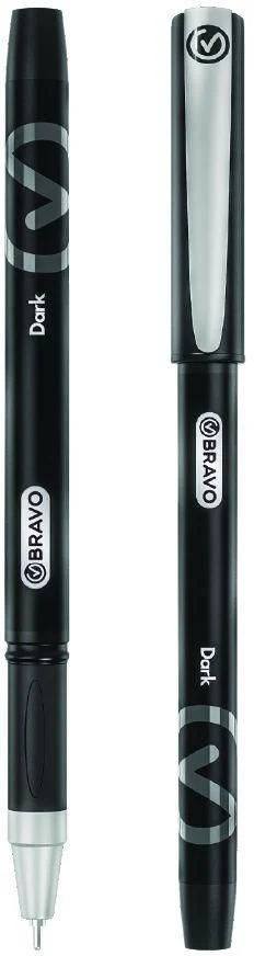 قلم حبر جاف برافو دارك، أسود