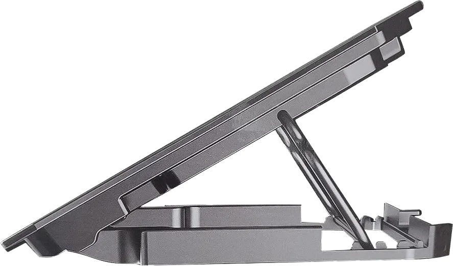 مروحة تبريد لاب توب جيجا ماكس بلس حتى 15.6 بوصة، 2 مروحة، أسود، GM-88