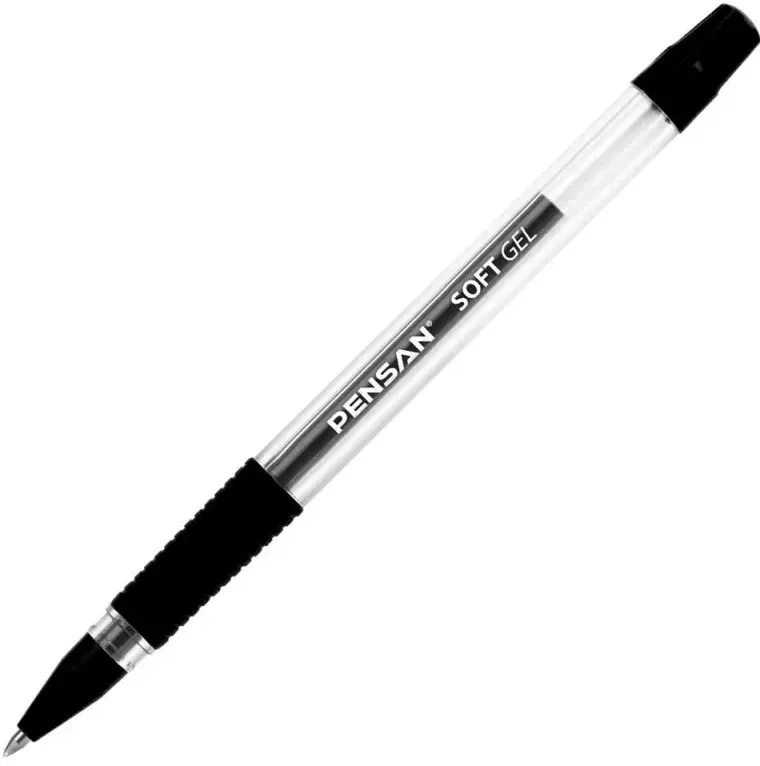 قلم جاف جيل بينسان ،0.7 ملم،أسود،2400