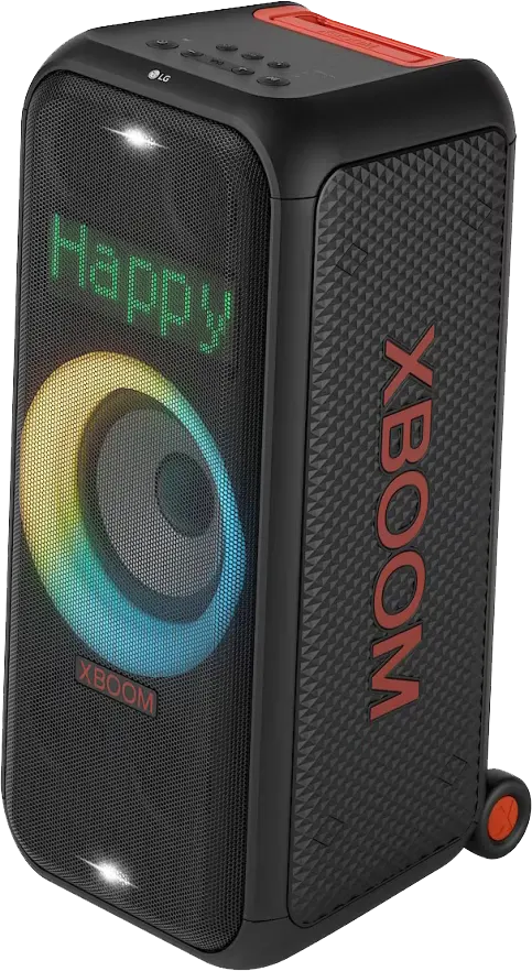 مكبر صوت لاسلكي ال جي XL7S Xboom ، مقاس 8 انش ، بلوتوث 5.1 ، USB ، إضاءة LED ،عمر بطارية يصل إلى 18 ساعة ، أسود