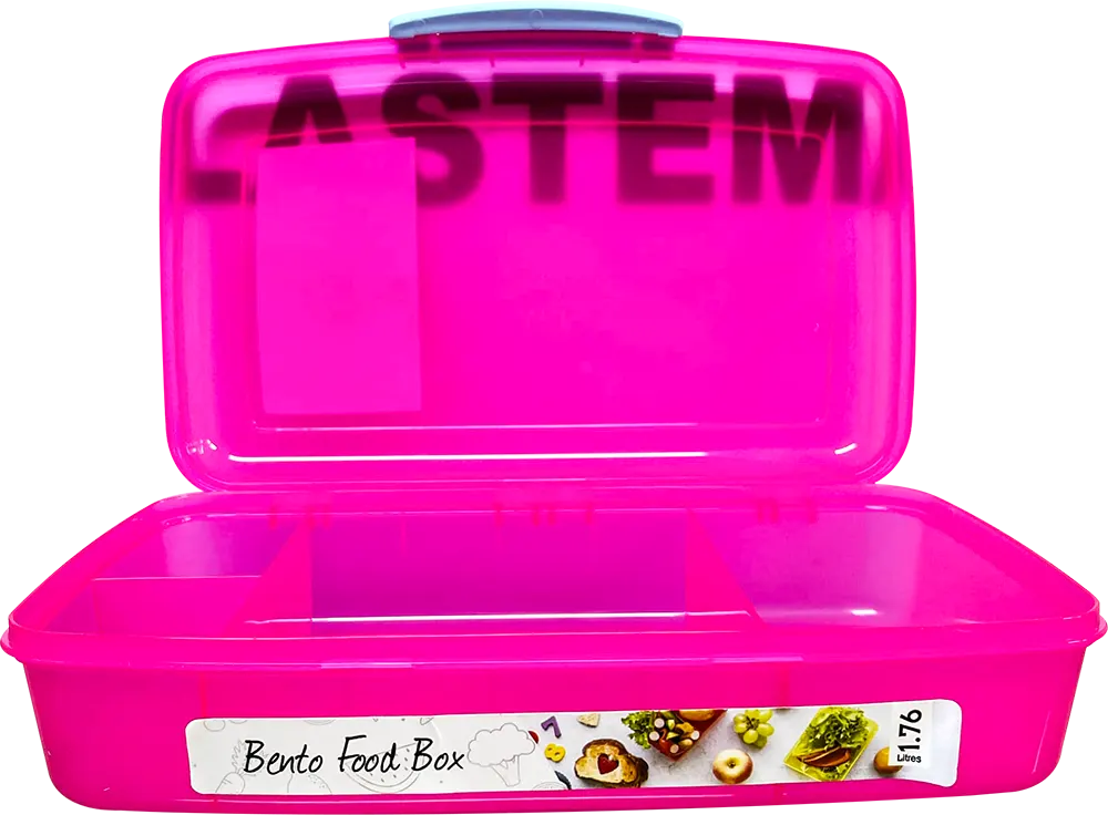 لانش بوكس بلاستيما بينتو، 1.76 لتر، بلاستيك، ألوان متعددة