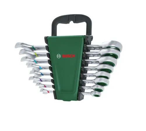 طقم مفاتيح ربط 8 قطع بوش , A027PS