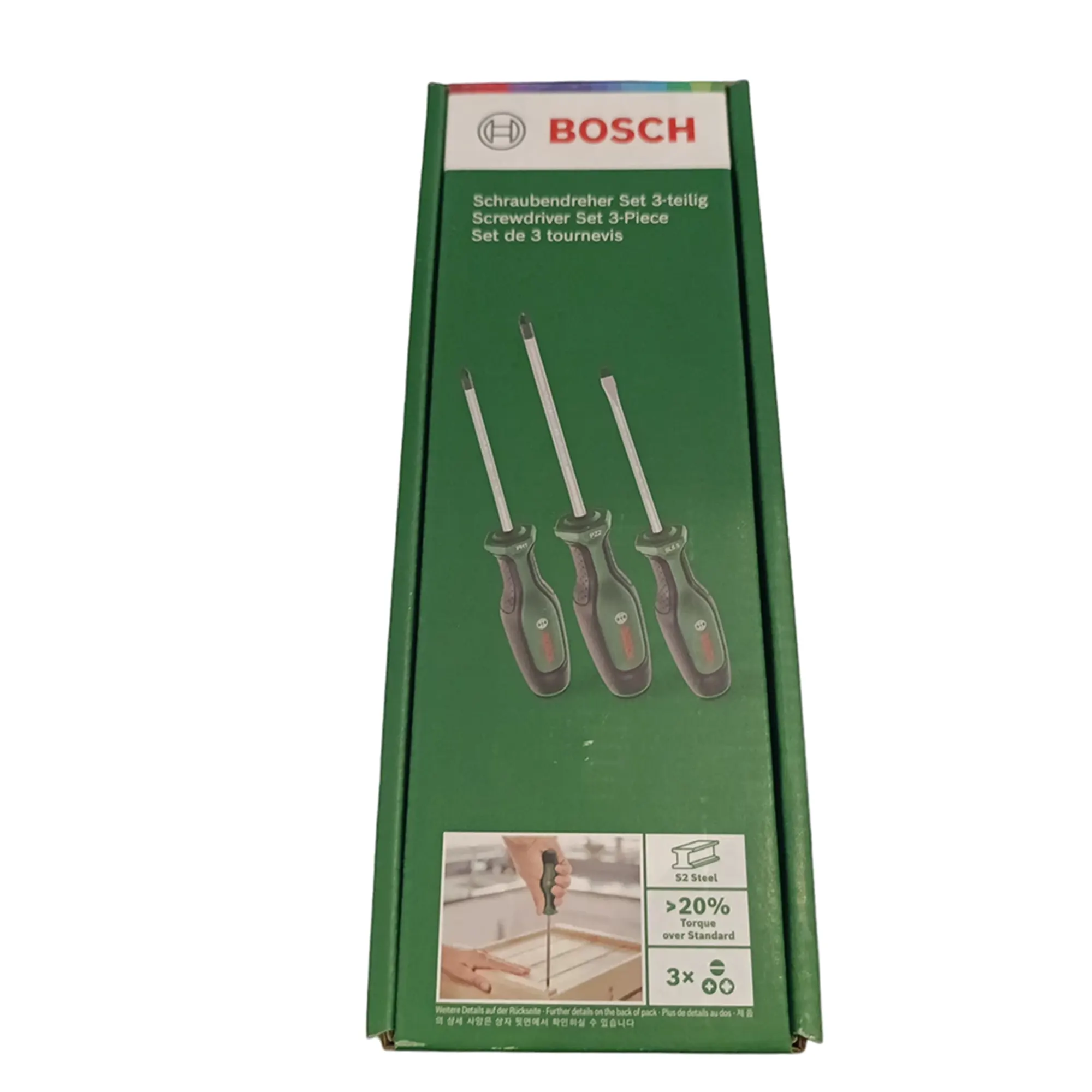 طقم مفكات يدوي بوش , 3 قطع  A0275G