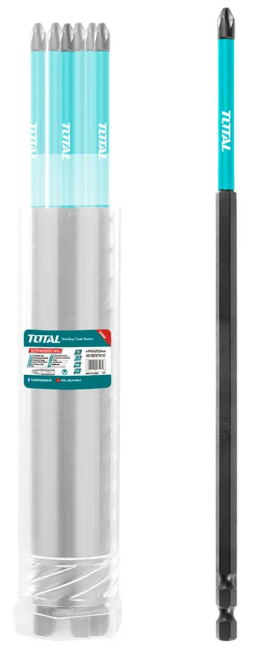 Total Tools screwdriver bit, 2*200 mm impact, TACIM16PH283