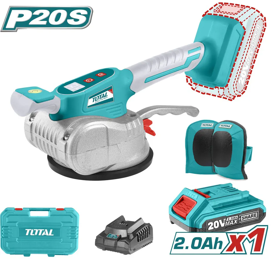 Total Tools Ceramic Vibrator, 20V, 1 Battery, Blue, TTVLI20101