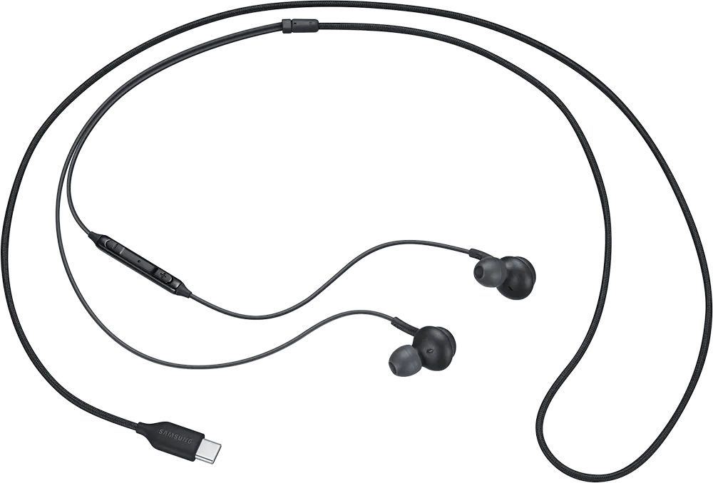 سماعة أذن سلكية سامسونج، ميكروفون، واجهة تايب سي، اسود، EO-IC100BBEGAE