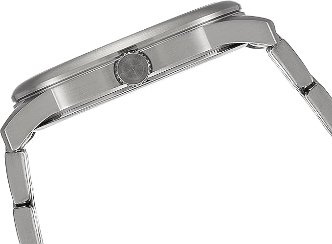 ساعه يد سيتزن رجالي , عقارب سوار ستانلس ستيل , مينا بيضاء , سيلفر , BL1050-81B