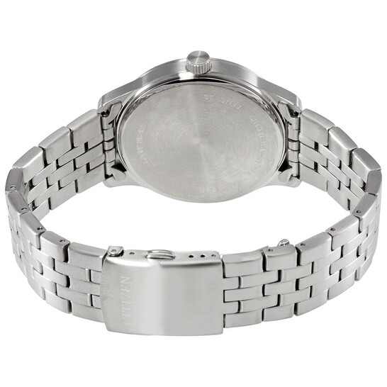 ساعه يد سيتزن رجالي , عقارب سوار ستانلس ستيل , مينا سوداء , سيلفر , BL1050-81F