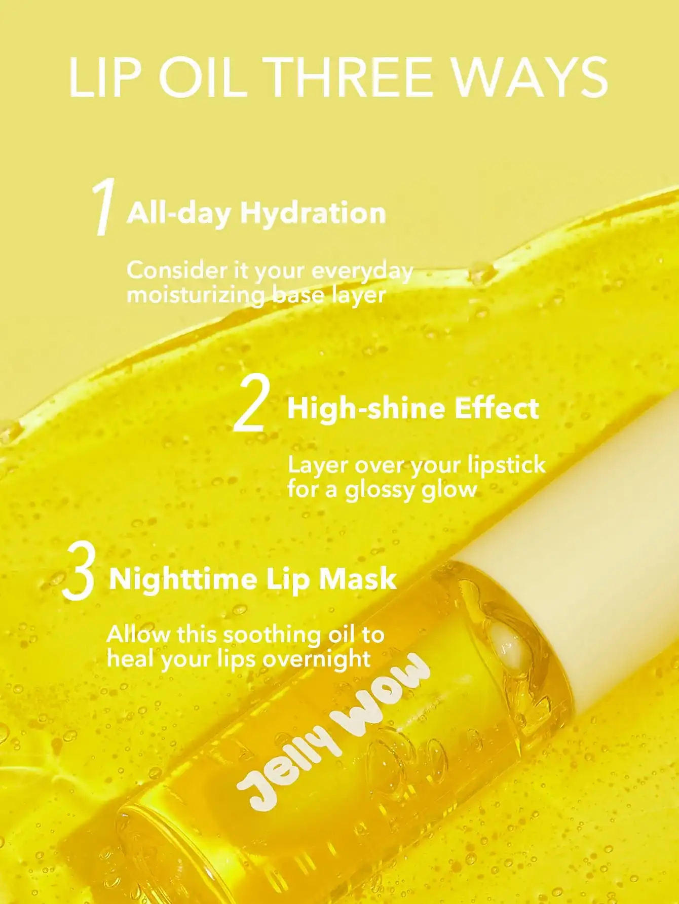 ليب اويل شيجلام جيلي واو مرطب، جريب فروت جلو