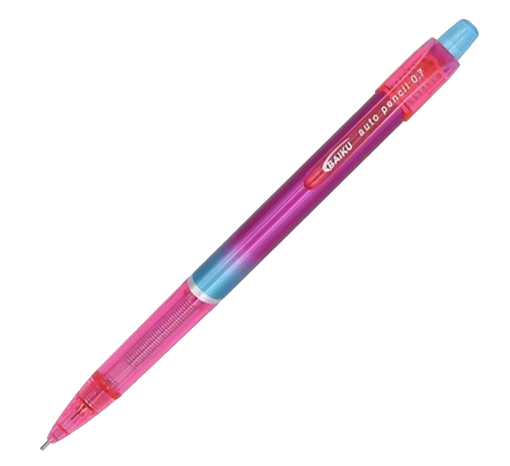 قلم سنون بايكو تيكي بلاستيك ,0.7 مم , متعدد الألوان , BK-668