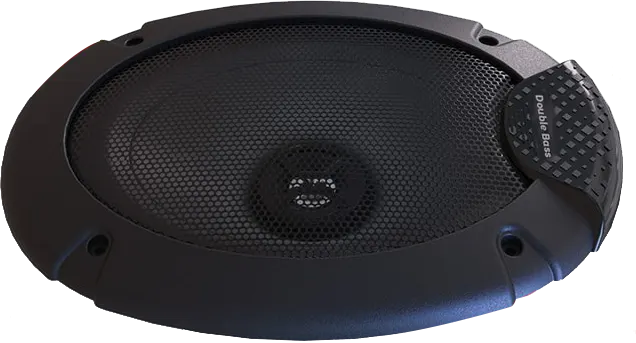 سماعة سيارة مكبرة للصوت من دبل باس ، بيضاوية، أسود، DBS6925