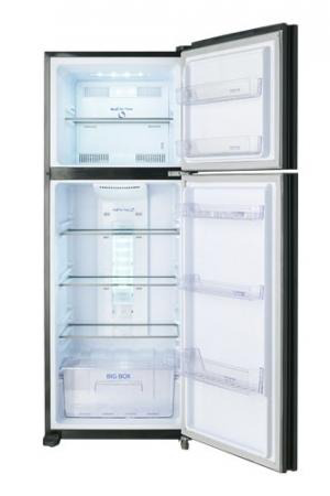 ثلاجة يونيون اير نوفروست , 370 لتر ,2  باب زجاج , شاشه ديجيتال , بلوتوث , لون فضي ميرور , URN-440LBG4MDA-DTHRBSM