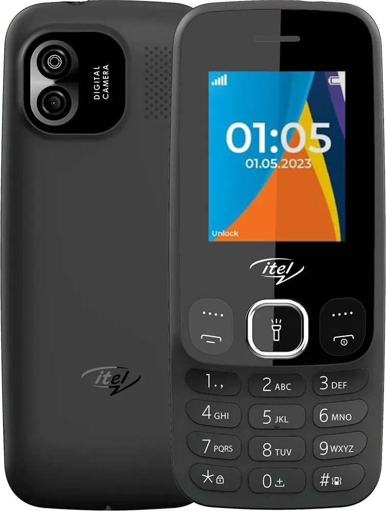 موبايل أي تيل IT2166، ثنائي الشريحة، ذاكرة داخلية 4 ميجابايت، رامات 4 ميجابايت، أسود