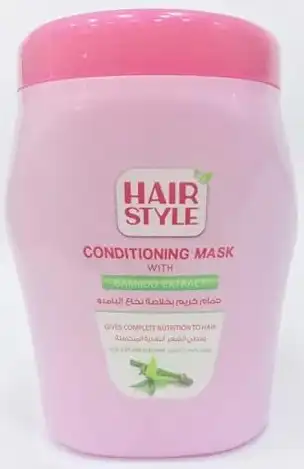 هير ستايل حمام كريم بخلاصة نخاع البامبو لشعر غني وحريري، 1 لتر