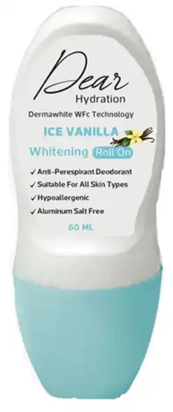مزيل عرق رول اون فانيليا للتفتيح  من دير 60 مل (1+1)