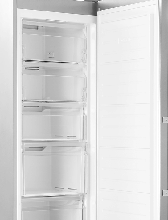 White Point No Frost Upright Freezer, 7 Drawers , Stainless Steel, Silver, WPVF371X