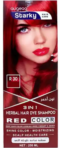 مل 250 - R30  شامبو صبغ الشعر بالأعشاب من ستاركي لون احمر
