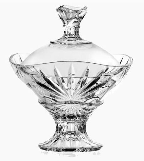 بونبنيرة زجاج كريستال حجم متوسط - شفاف