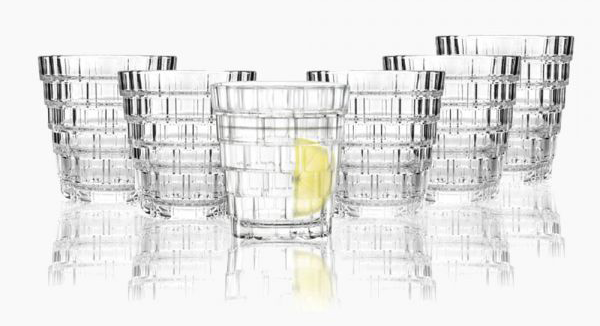 طقم كوب ستاك من ار سي ار ،320 مل ،6 قطع ،شفاف