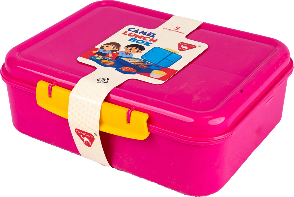 لانش بوكس كامل , 5 قطع ,متعدد الوان