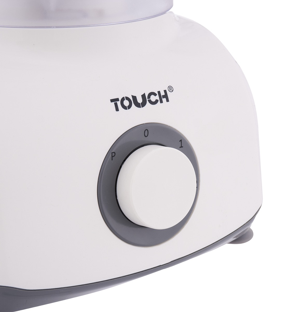 محضر طعام تاتش الزنوكى كينج، 1000 وات، 1.5  لتر، متعدد الأستخدامات، ابيض × رمادى، 40510