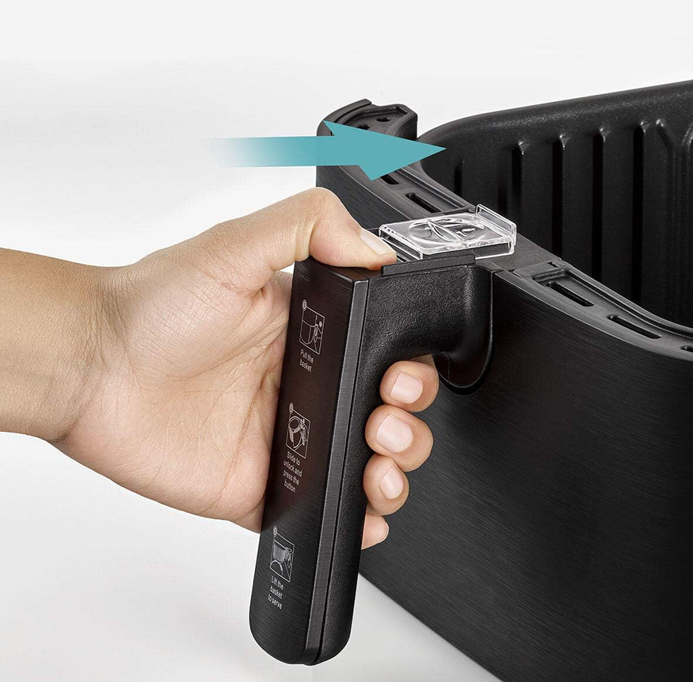 قلاية هوائية بلاك اند ديكر ايرو فراي، 1700 وات، 5.8 لتر، شاشة ديجيتال، أسود، ضمان أنسيا، AF700