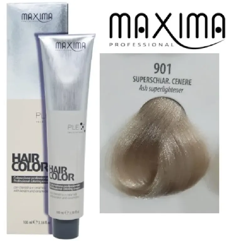 صبغة شعر من ماكسيما901 أشقر رمادي فاتح, 100 مل