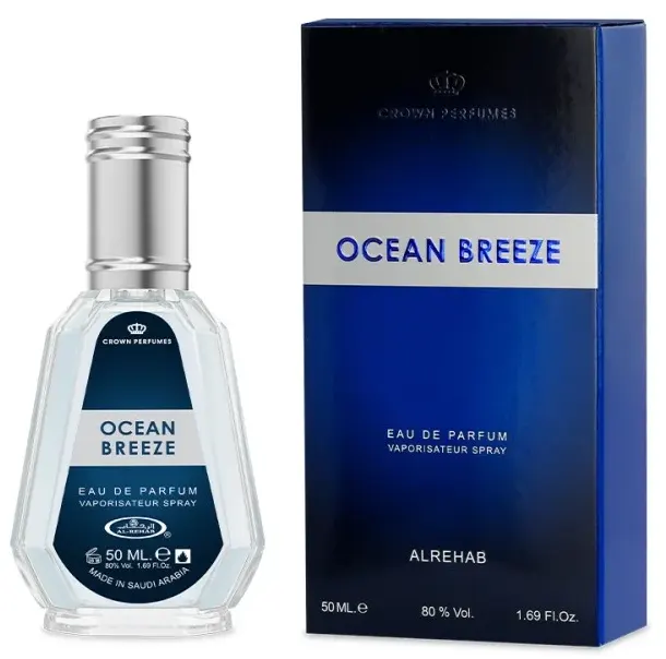 عطر اوشن بريز من الرحاب للجنسين او دو برفان , 50 مل