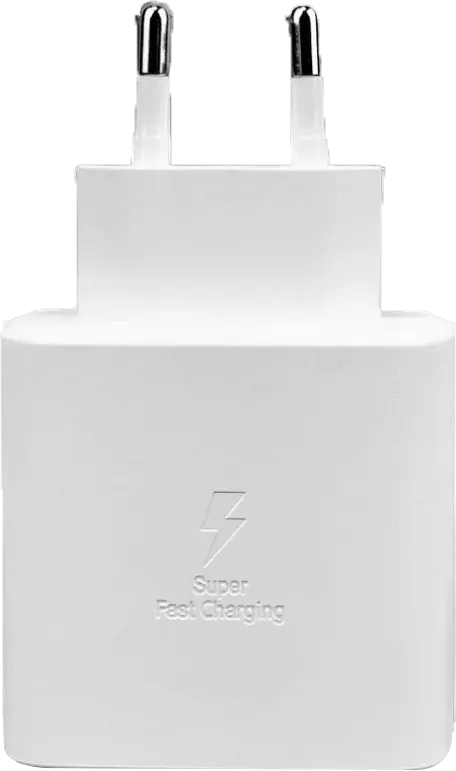 شاحن سامسونج سريع 25 وات، من تايب سي، 3 امبير، أبيض، EP-T2510NWEGEU