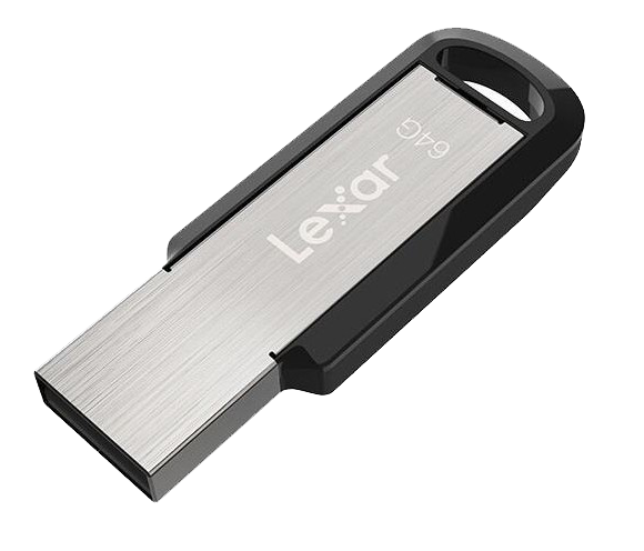 فلاش ميموري ليكسار JumpDrive® M400ليكسر ، 64 جيجابايت ، USB 3.0، سيلفر ، LJDM400064G-BNBNG