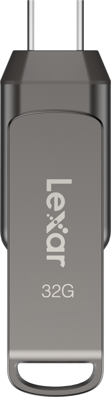 فلاش ميموري ليكسار JumpDrive® D400 ليكسر ، 32 جيجابايت ، USB 3.1 ،  ،  محرك أقراص مزدوج يو اس بي - سي و ايه , LJDD400032G-BNQNG