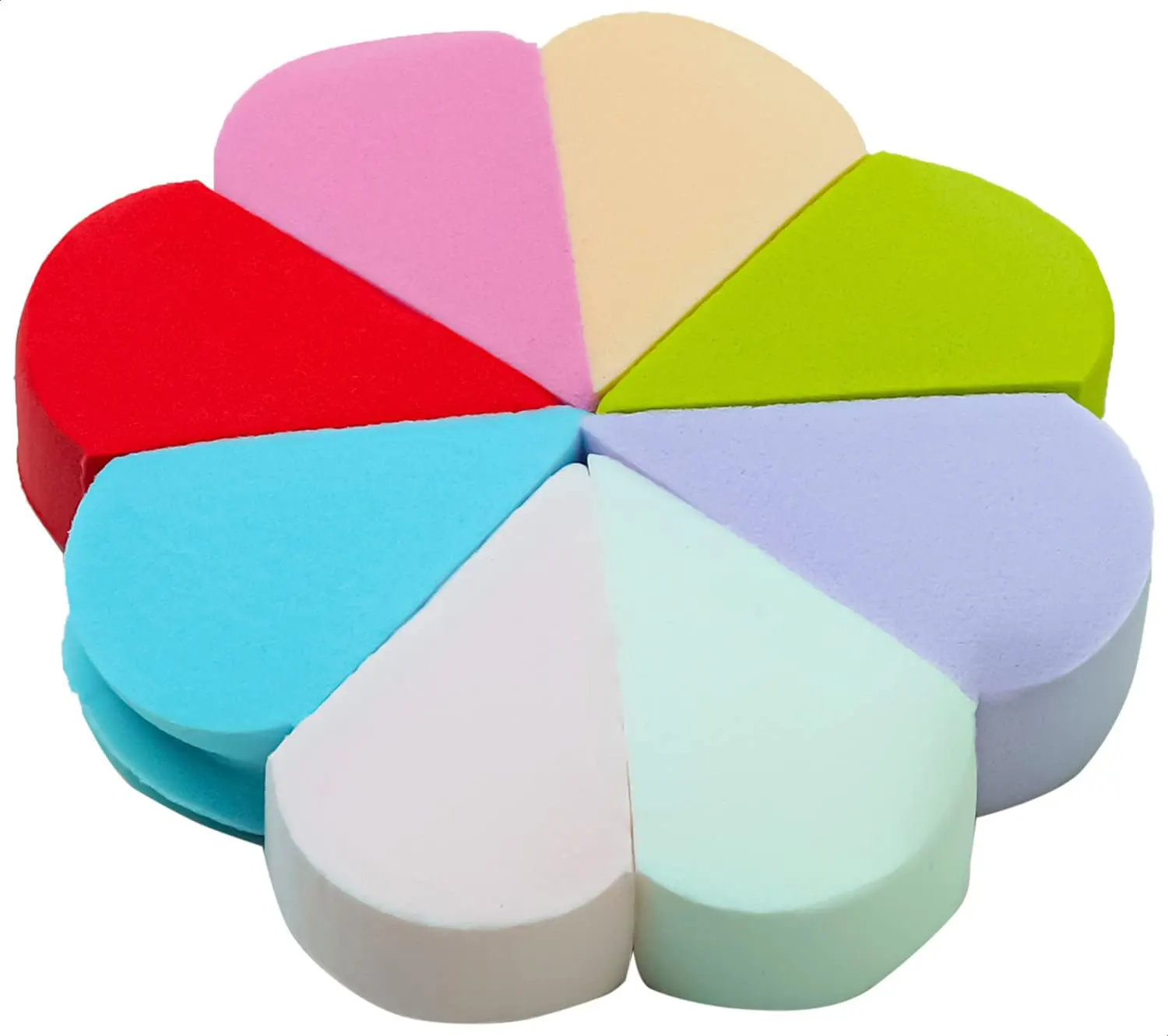 اسفنجه مكياج سوناتا شكل وردة، 8 قطع