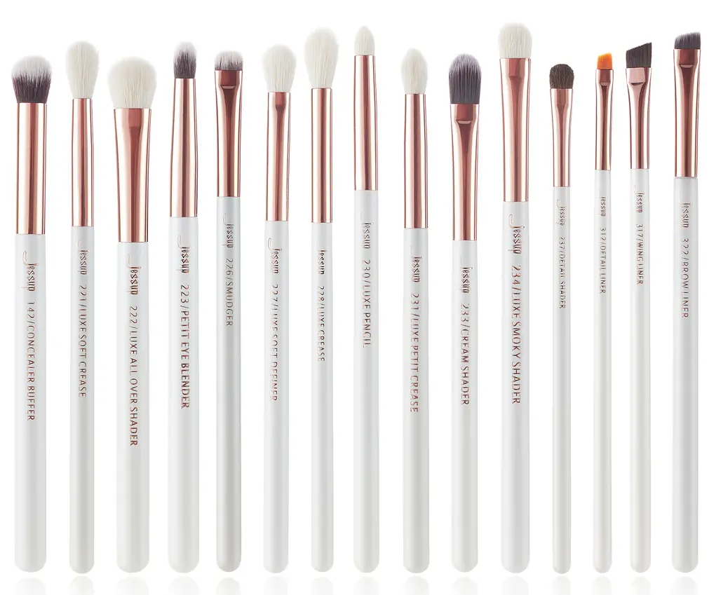 طقم فرش مكياج جيسوب، 15 قطع، T217