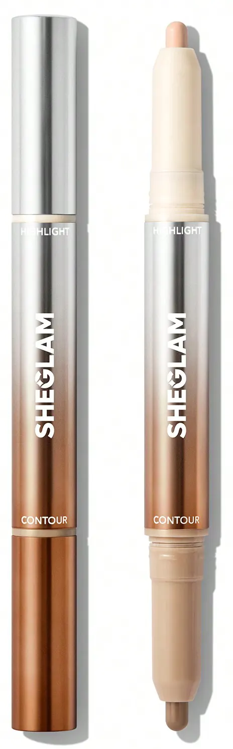 قلم 2 في 1 هايلايتر وكونتور شيجلام، امبر