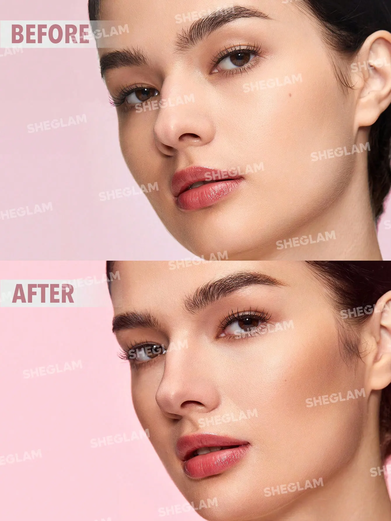 قلم 2 في 1 هايلايتر وكونتور شيجلام، امبر