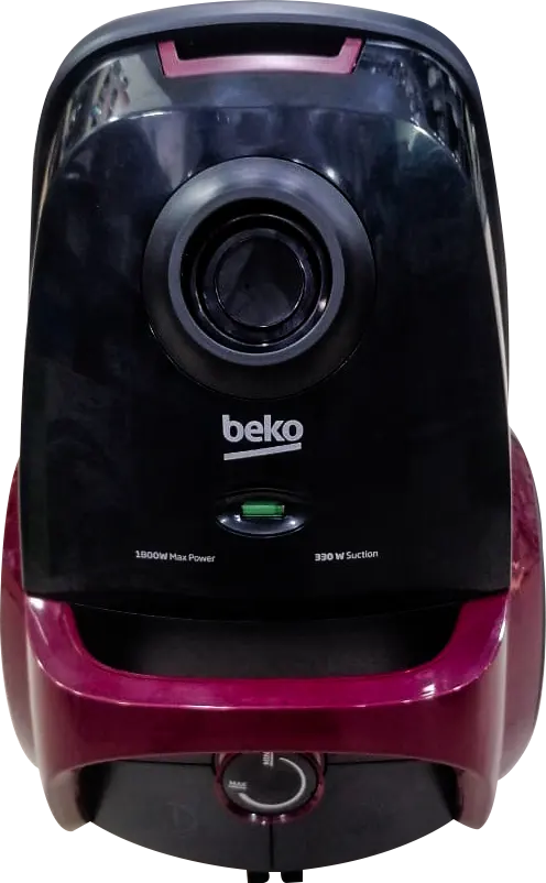 Beko Vacuum Cleaner 1800W, 4.5L Dust Bag, Black*Red, VCC 54320 WP