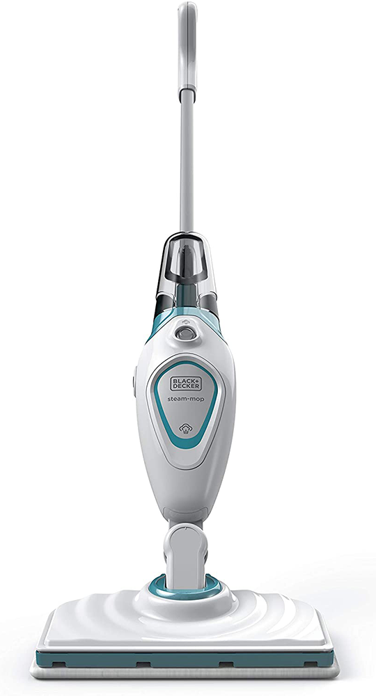 ممسحة بخارية EPP من بلاك اند ديكر، 1300 وات، 250 مل، أبيض × أزرق، ضمان انسيا، FSM1605-B5