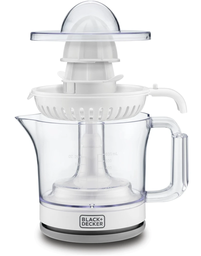 عصارة موالح بلاك اند ديكر ،25 وات ، 600 مل ، أبيض ، CJ675 (ضمان انسيا)