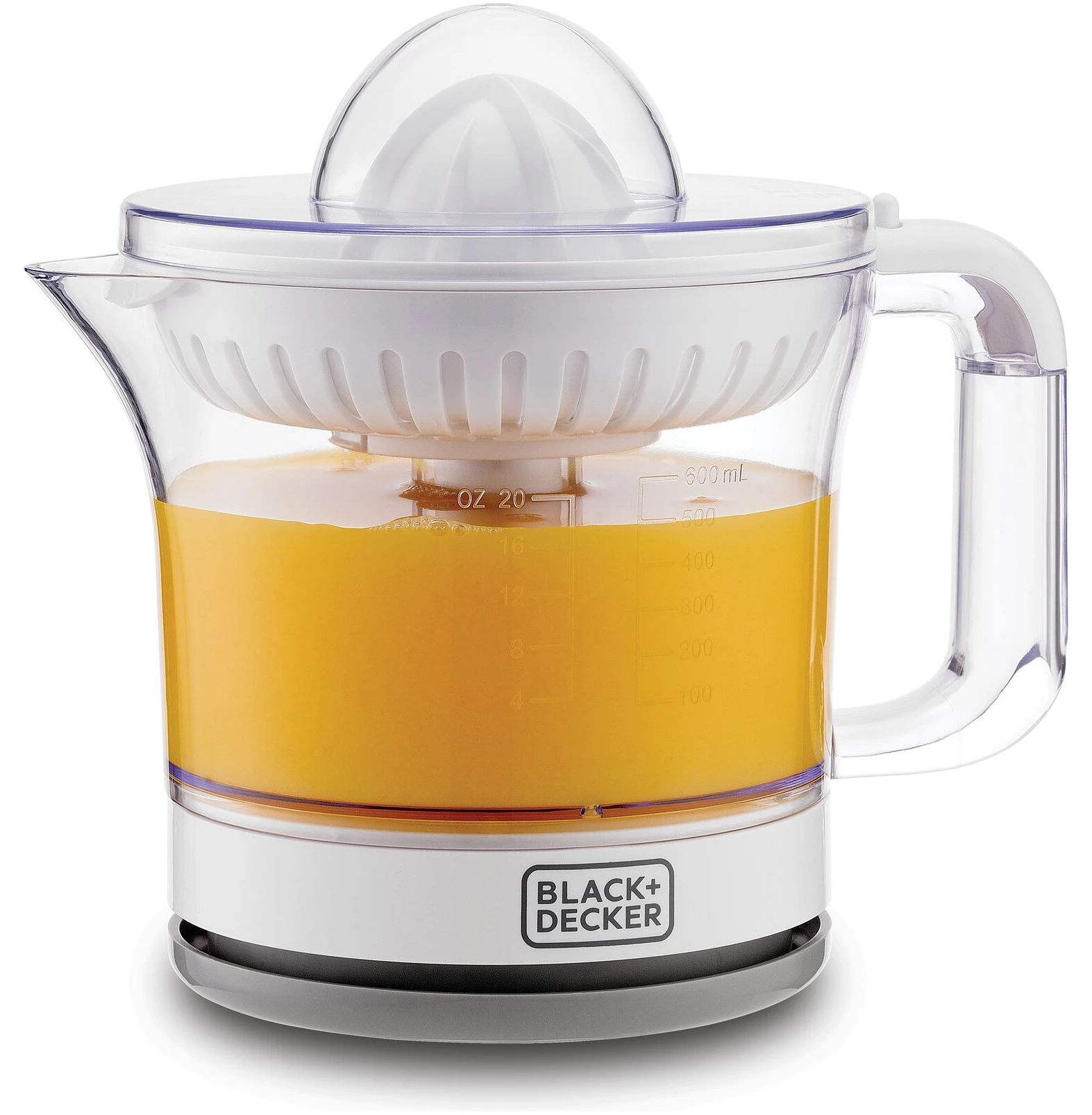 عصارة موالح بلاك اند ديكر ،25 وات ، 600 مل ، أبيض ، CJ675 (ضمان انسيا)