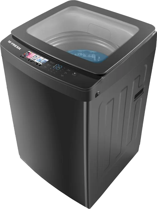 غسالة ملابس فوق اوتوماتيك فريش بانوراما تحميل علوي 14 كيلو، شاشة ديجيتال، فضي، FTM-P14S