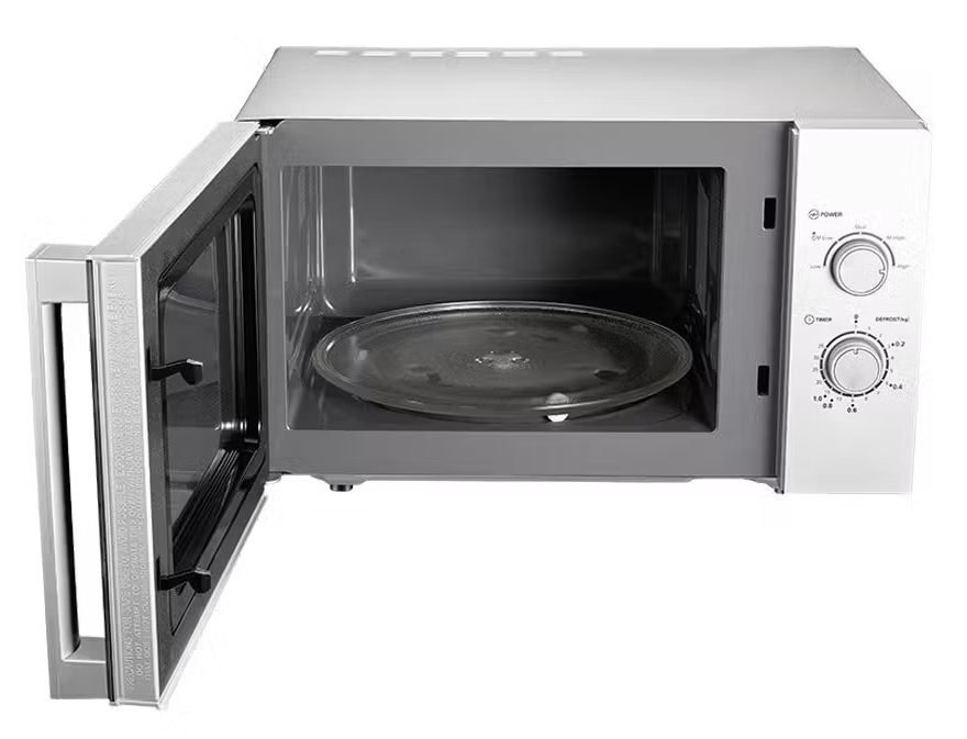 ميكروويف تورنيدو 25 لتر، 900 وات، فضي، TM.25MS