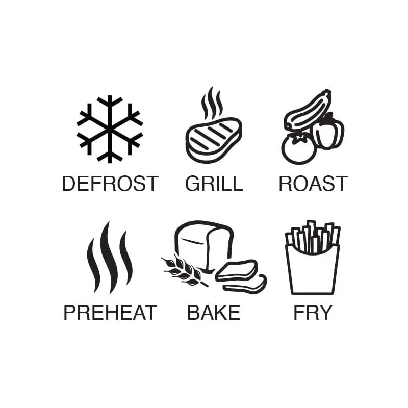 قلاية هوائية ميانتا، 1700 وات، 8 لتر، أسود، AF47634A