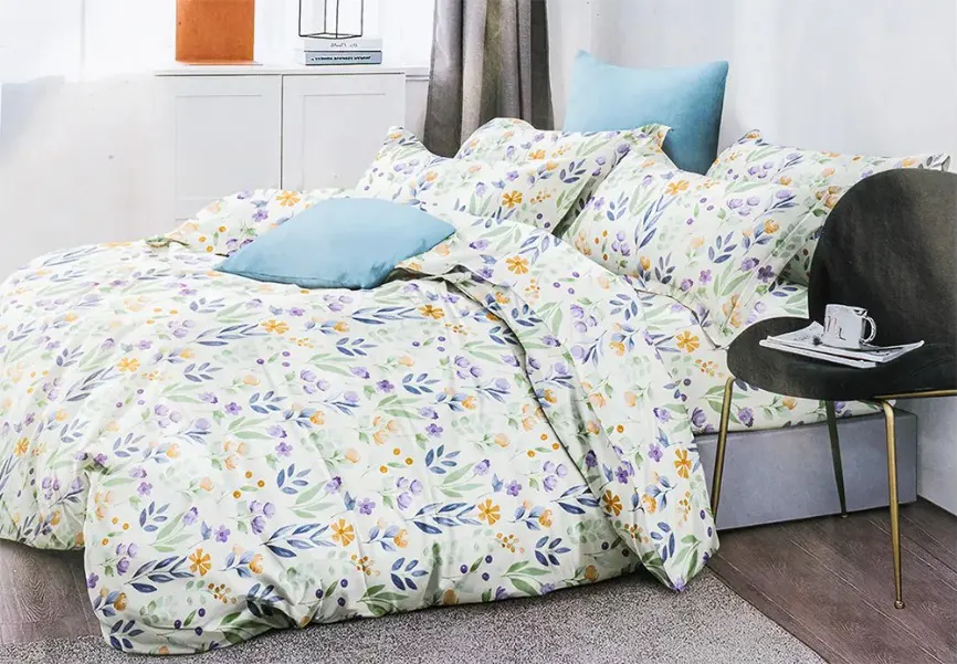 طقم ملاية سرير كرانيش ، مقاس 220* 240 سم، 4 قطع ، متعدد الألوان والأشكال